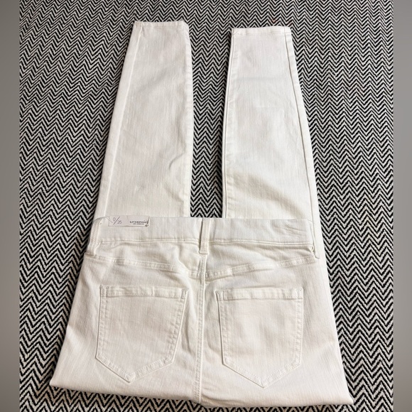 Liverpool The Gia Glider Ankle Skinny Jeans In White | Pull On Jeans | Sz 25 - Picture 5 of 7